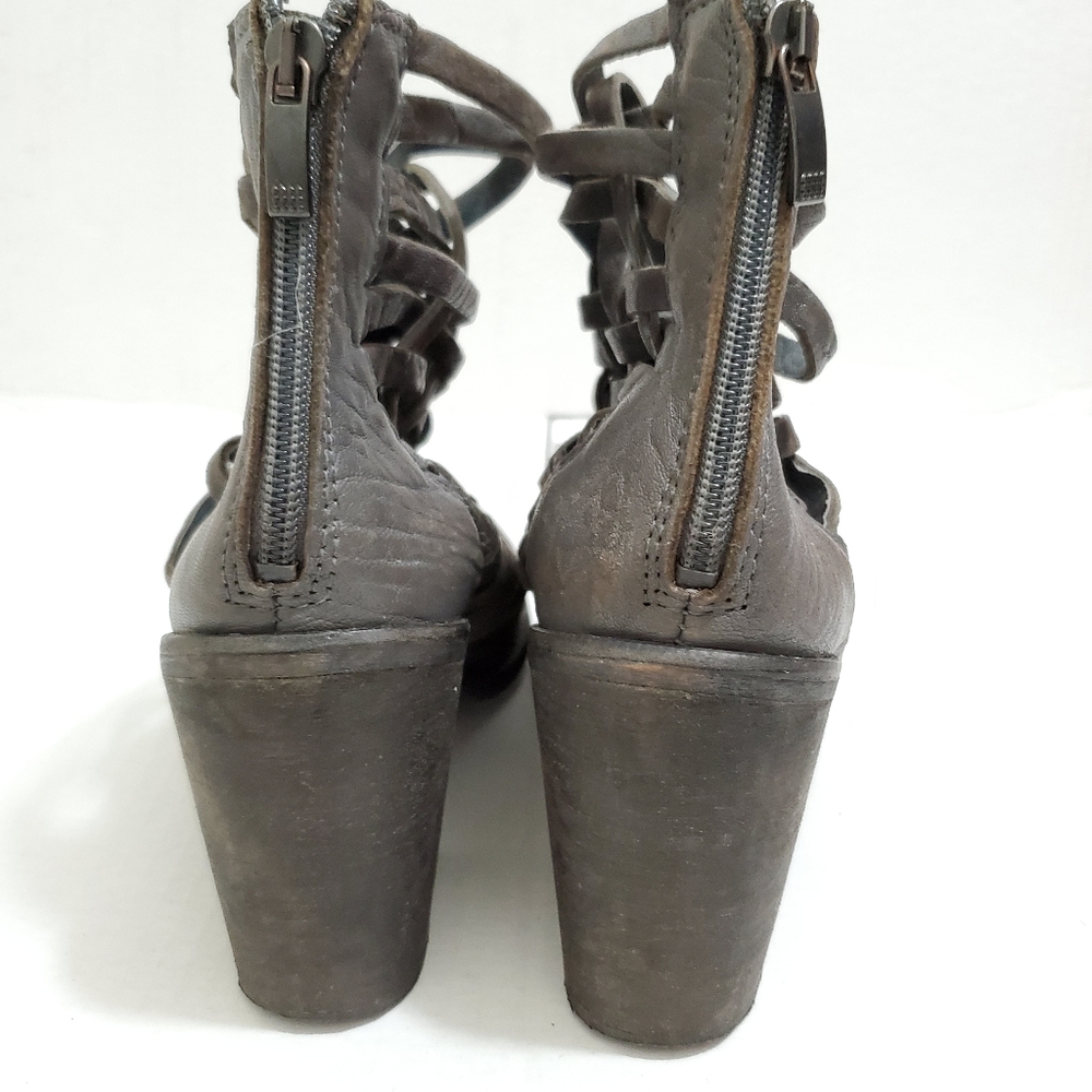 Free People Carrera Caged Woven Ankle Booties - Picture 6 of 7